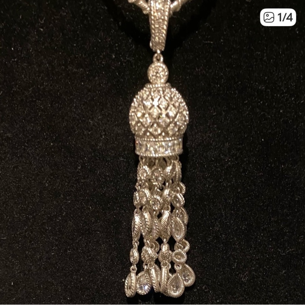 Judith Ripka Silver Tassel Enhancer